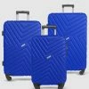 JETT BLACK Royal Blue Maze Luggage Set