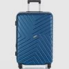 JETT BLACK Midnight Maze Medium Suitcase Deep Blue