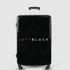 Jett Black Signature Medium Suitcase Gloss Black