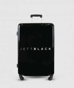 Jett Black Signature Medium Suitcase Gloss Black