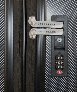 JETT BLACK Carbon Black Series Carry On Suitcase Metallic Black -Men's Travel and Luggage http3A2F2Fstatic.theiconic.com .au2Fp2Fjett black 7584 018949 4