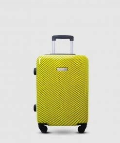 JETT BLACK Carbon Yellow Series Carry On Suitcase