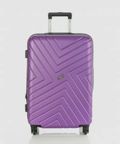 JETT BLACK Violet Maze Series Medium Suitcase
