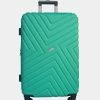 JETT BLACK Emerald Maze Large Suitcase Green