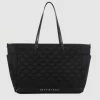 JETT BLACK The Anaheim Quilted Baby Bag with Change Mat Black