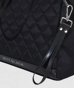 JETT BLACK The Anaheim Quilted Baby Bag with Change Mat Black -Men's Travel and Luggage http3A2F2Fstatic.theiconic.com .au2Fp2Fjett black 8696 6620721 3
