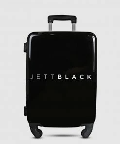 Jett Black Signature Carry On Suitcase Gloss Black