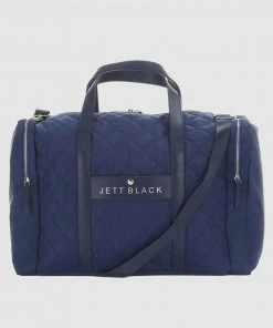 JETT BLACK The London Blue Duffle Bag Deep Blue