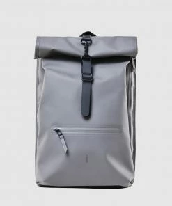 RAINS Rolltop Rucksack Charcoal