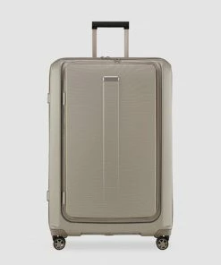 Samsonite Prodigy Spinner 81/30 Expandable Suitcase Ivory & Gold