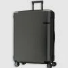 Samsonite Evoa Spinner 75cm Expandable Suitcase Brushed Black