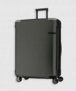 Samsonite Evoa Spinner 75cm Expandable Suitcase Brushed Black