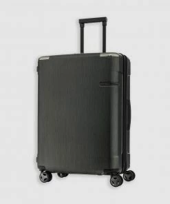 Samsonite Evoa Spinner 69cm Expandable Suitcase Brushed Black