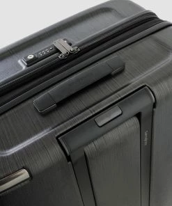 Samsonite Evoa Spinner 69cm Expandable Suitcase Brushed Black -Men's Travel and Luggage http3A2F2Fstatic.theiconic.com .au2Fp2Fsamsonite 2716 673497 7