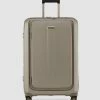 Samsonite Prodigy Spinner 75/28 Expandable Suitcase Ivory & Gold