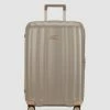 Samsonite Lite-Cube Prime 76cm Spinner Matte Ivory & Gold