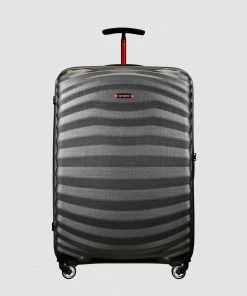Samsonite Lite-Shock Sport 75cm Spinner Case Eclipse Grey & Red