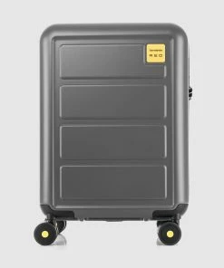 Samsonite Red TOIIS L 55cm Spinner Case Expandable Iron Grey