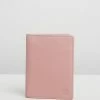 Stitch & Hide Atlas Passport Holder Dusty Rose