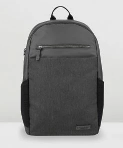 Travelon Metro Laptop Backpack Heather Grey